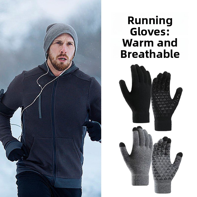 Wool Glove Lined - قفازات رياضية للجري في الهواء الطلق