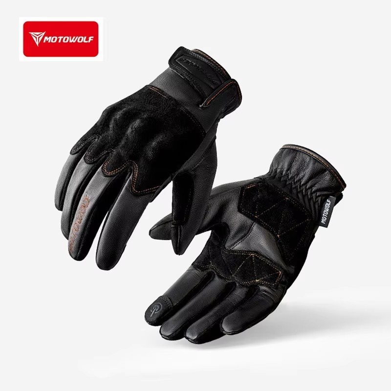 قفازات جلدية للدراجات النارية  - مراجعة Motorcycle Glove Knuckle وسعره