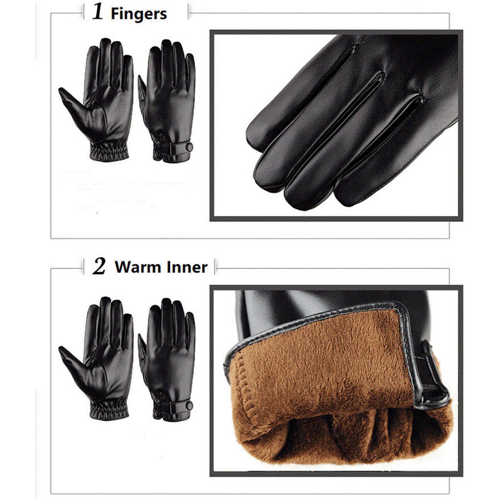 قفازات شتوية للرجال للقيادة وا - مراجعة Leather Driving Glove وسعره