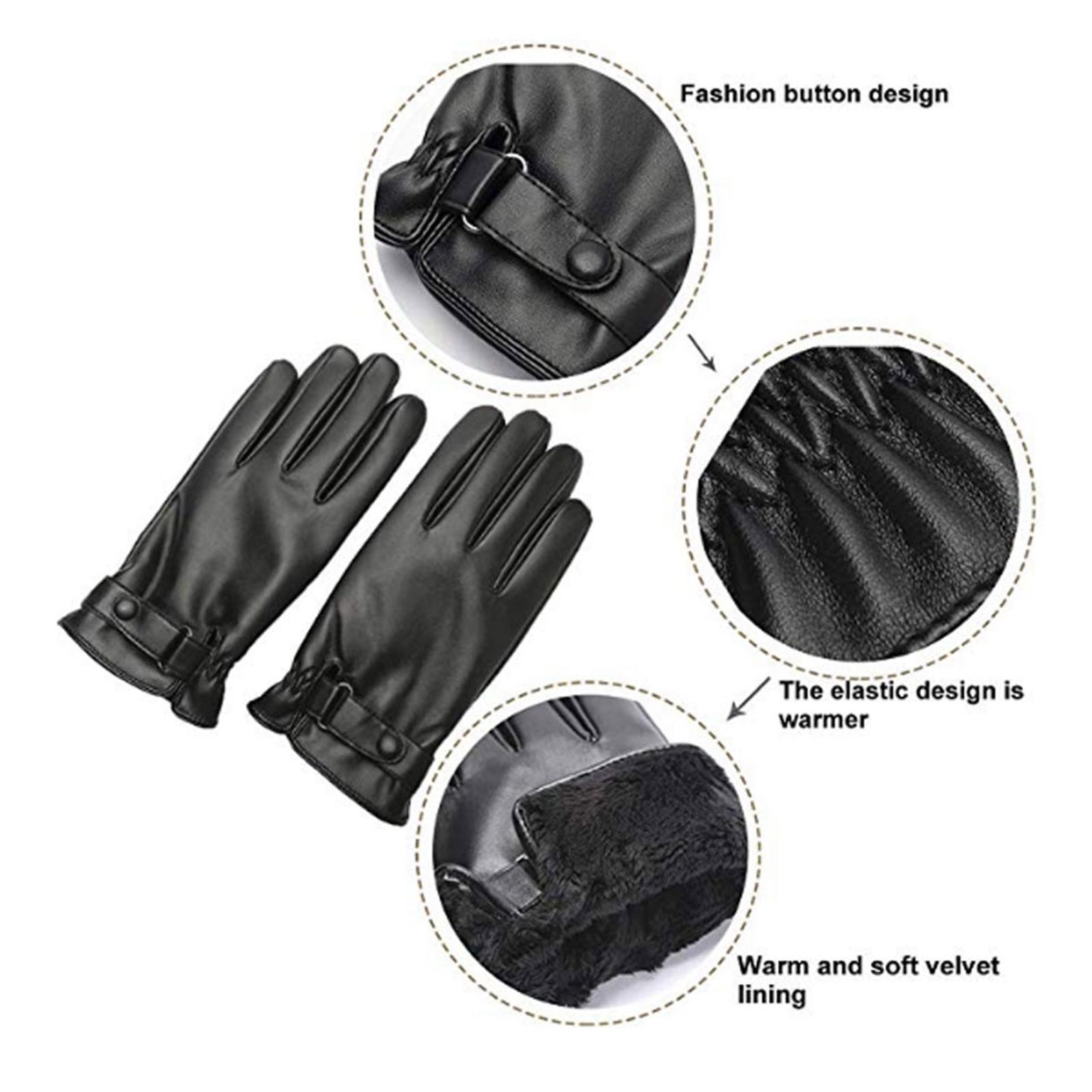قفازات شتوية للرجال للقيادة وا - مراجعة Leather Driving Glove وسعره