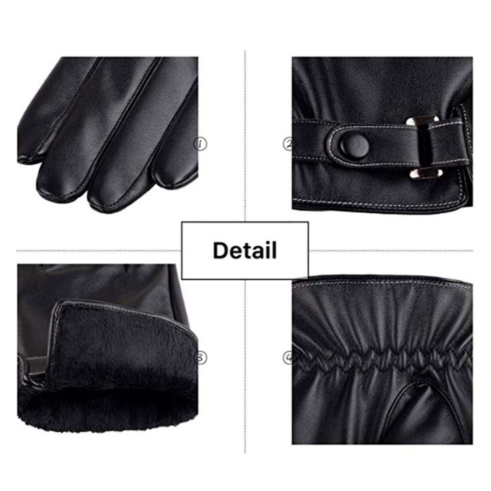قفازات شتوية للرجال للقيادة وا - مراجعة Leather Driving Glove وسعره